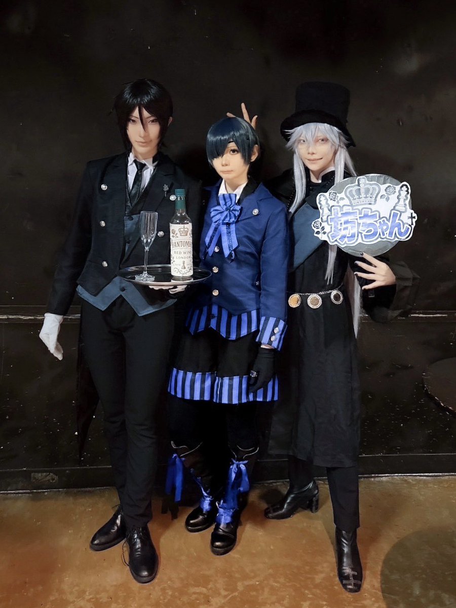 keimaru_piyo02's tweet image. Cosplay 黒執事
アニウンお疲れ様でした〜〜〜〜〜〜!
もうねもうね大念願の黒執事でのコスパフォに出れて本当に嬉しかった😭
先週ヴィランでパフォ出てその後からの振り入れだったので、1週間でみんな頑張りました。…