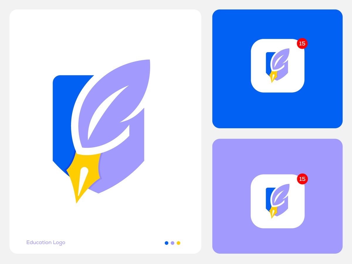 atik_designs's tweet photo. Education Logo Branding Design https://t.co/byArPPNAMN