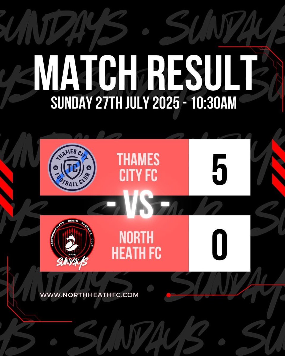 Northumberland Heath FC (@northheathfc) on Twitter photo Not the result our Sunday team wanted today. Minutes into the legs tho.
All the best for the <a href="/WESFA_Football/">W.E.S.F.A.</a>
season ahead to <a href="/ThamesCityFC/">Thames City FC</a>
#uptheheath๐ฅ๐ฆ Not the result our Sunday team wanted today. Minutes into the legs tho.
All the best for the <a href="/WESFA_Football/">W.E.S.F.A.</a>
season ahead to <a href="/ThamesCityFC/">Thames City FC</a>
#uptheheath๐ฅ๐ฆ