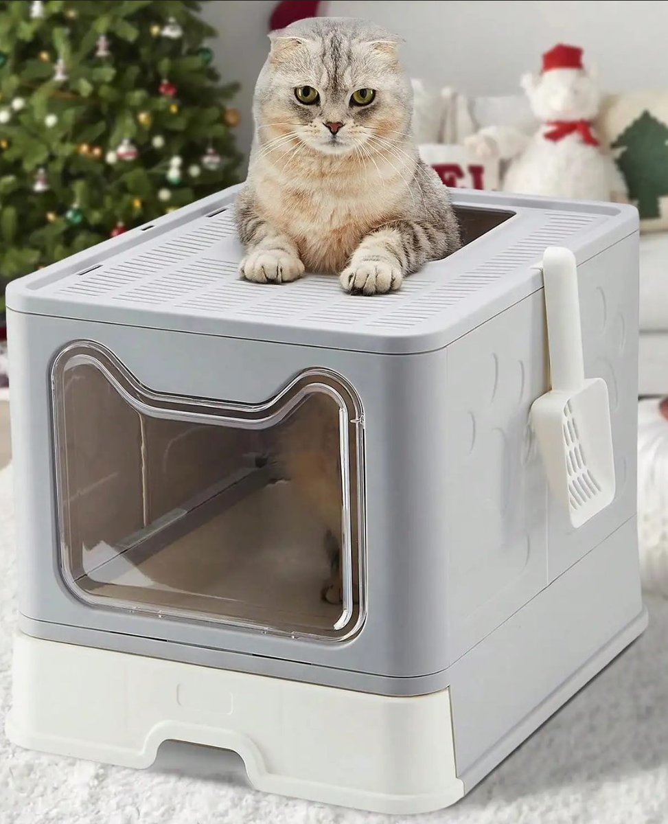 Foldable Cat Litter Box - NOW JUST $39.99!

🛒fluffycompanions.com/product-catego…

cat litter box, cat accessories, portable litter box, space saving litter box