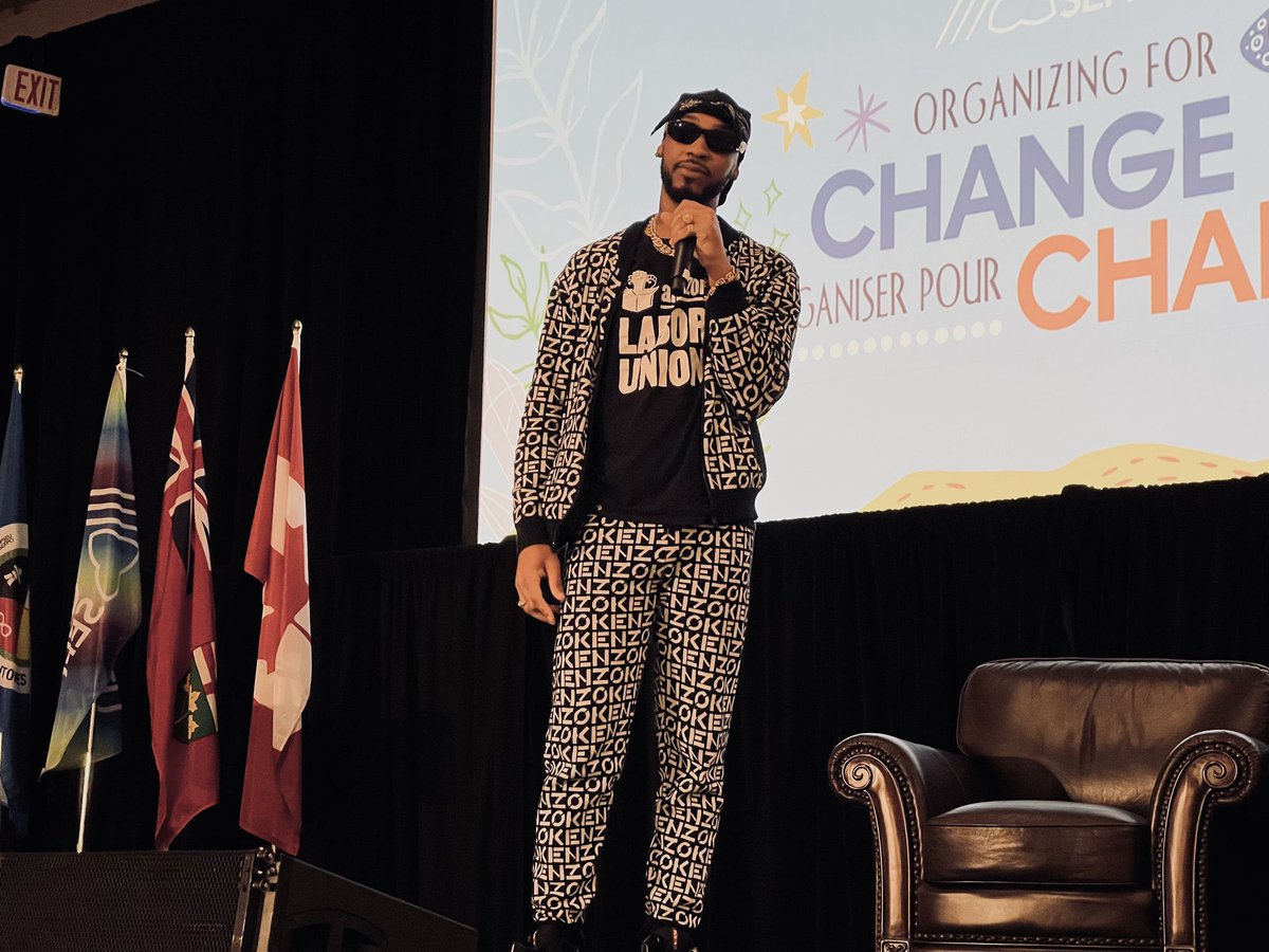 I had the honour of listening to Chris Smalls speak at an <a href="/OPSEU/">OPSEU/SEFPO</a> event. I commend your courage and hope you and your team are safe Brother!
<a href="/GazaFFlotilla/">Freedom Flotilla Coalition</a>   <a href="/Shut_downAmazon/">Christian Smalls</a>