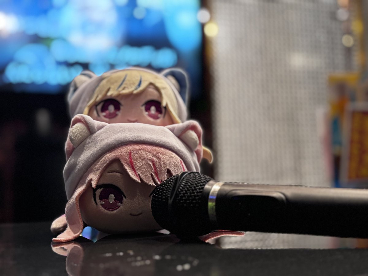 uyuyu_1212's tweet image. ヒメヒナちゃん、カラオケだよ🎤
