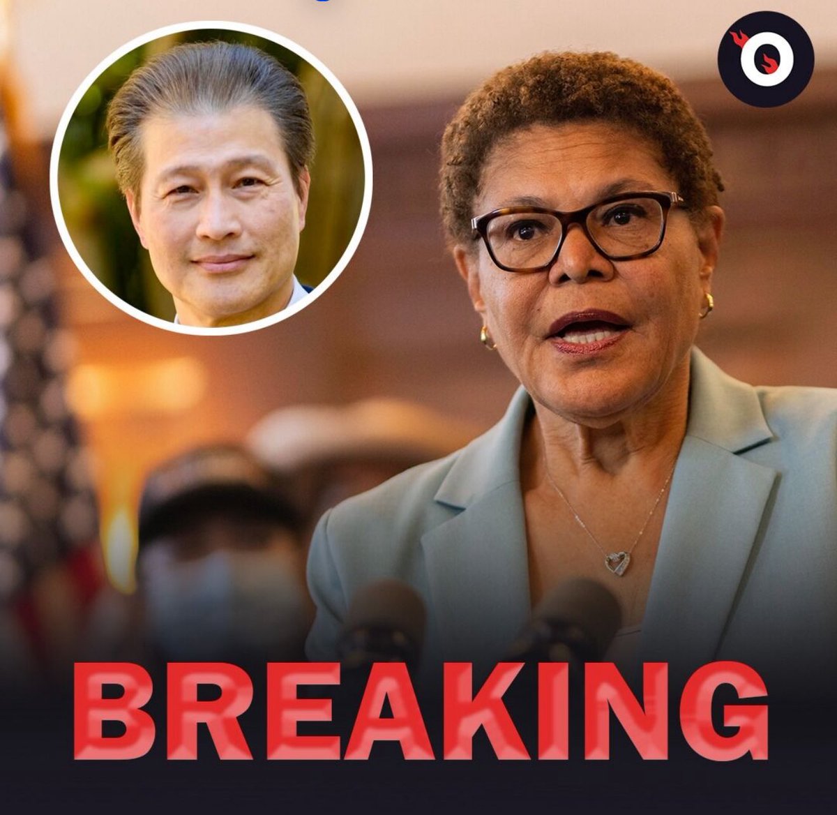 BREAKING: Los Angeles Mayor Karen Bass took campaign donations from two bankers with ties to Chinese intelligence, according to The Daily Caller. The two bankers, Dominic Ng and Simon Pang, served on Bass' mayoral transition advisory team. 
Both have held positions in the United