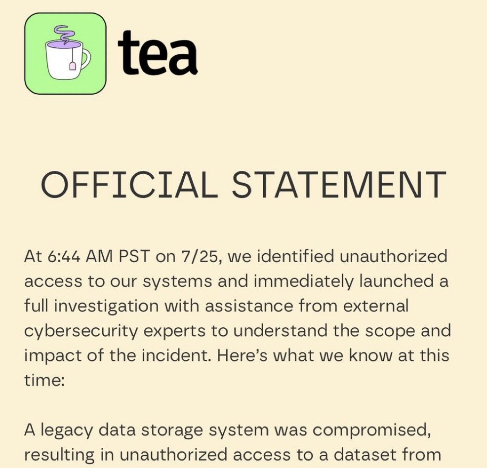 “Unauthorized access to our system” is a crazy way of saying a dude clicked a link we left in plain text