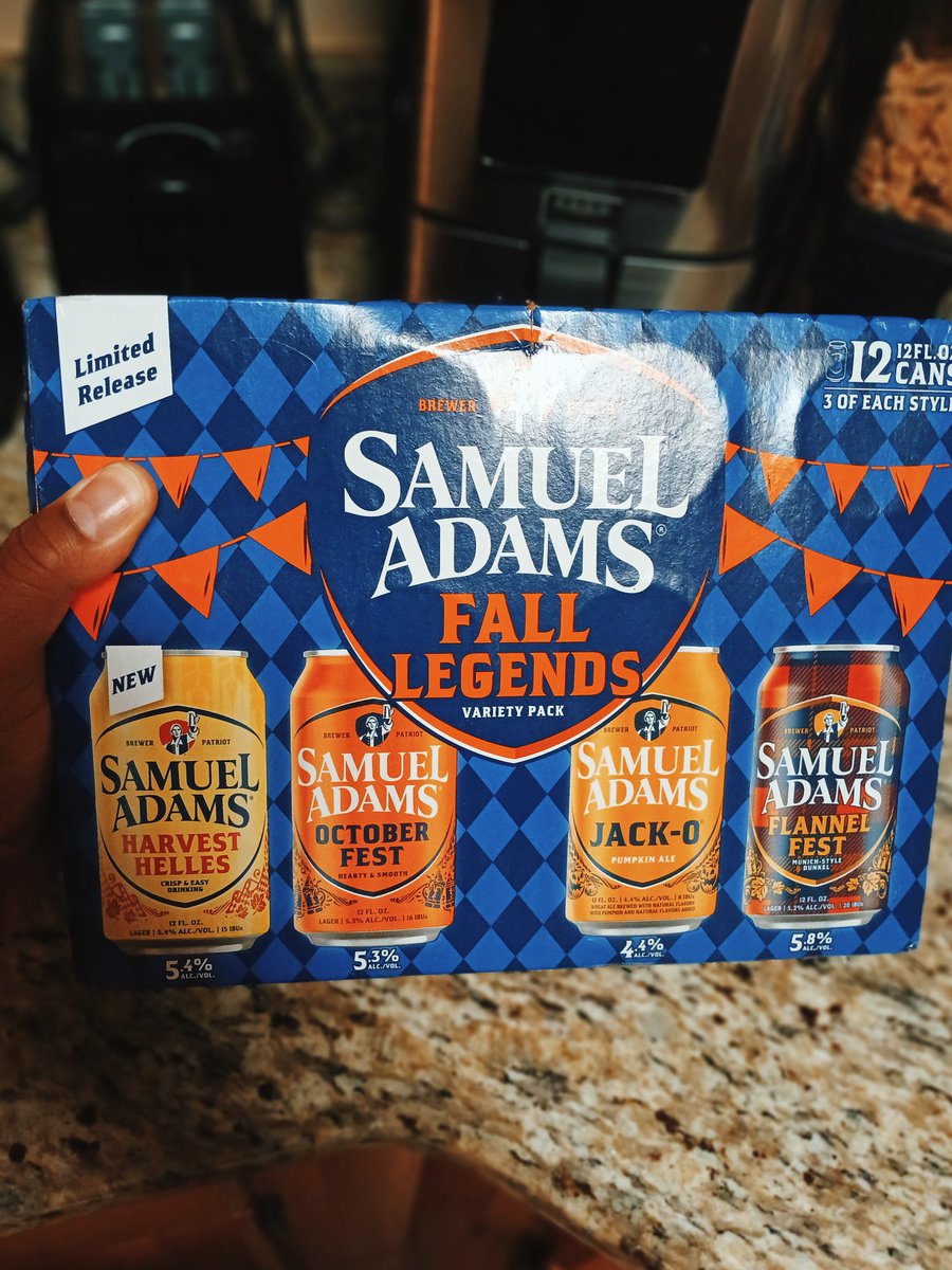 TheReelRapNerd's tweet image. Fall has arrived in my house via @SamuelAdamsBeer
