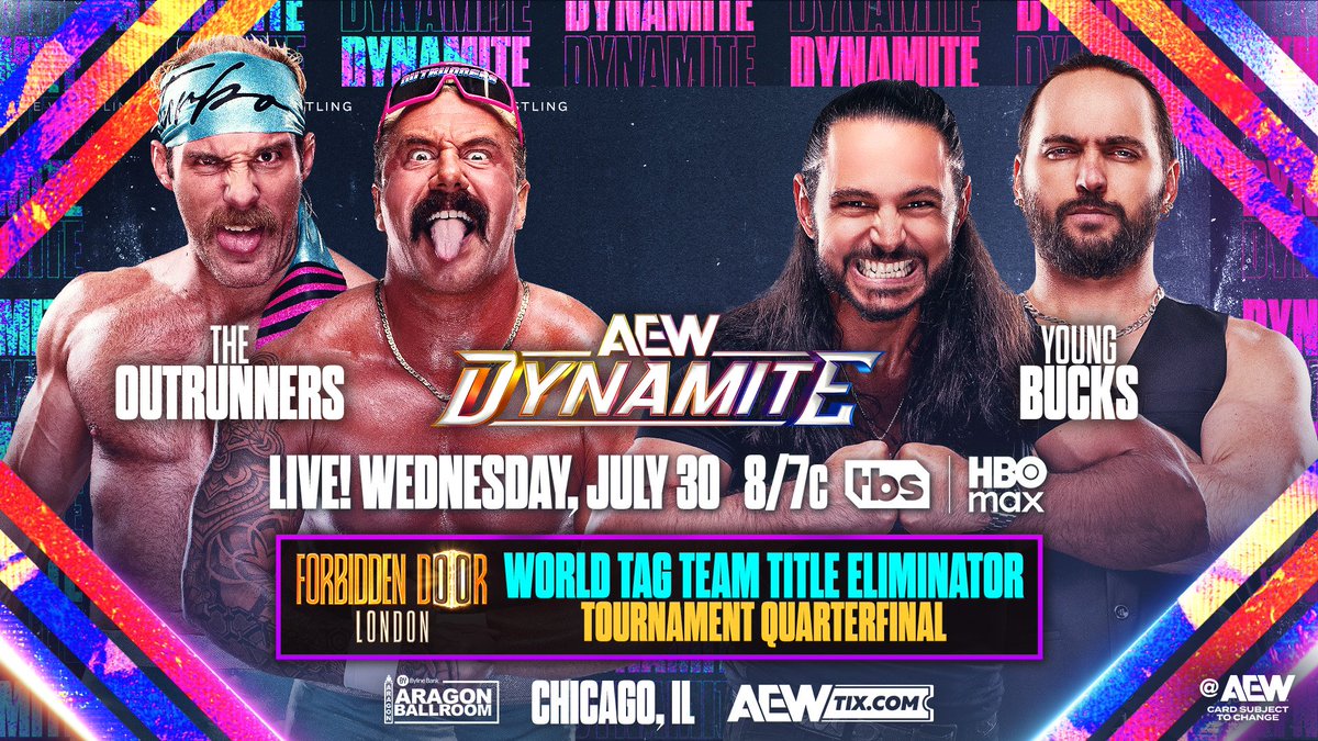AewDefender's tweet image. The Young Bucks are currently in a &quot;Down on their luck&quot; storyline.

The Outrunners just might be in a position to pick up the biggest win of their careers.