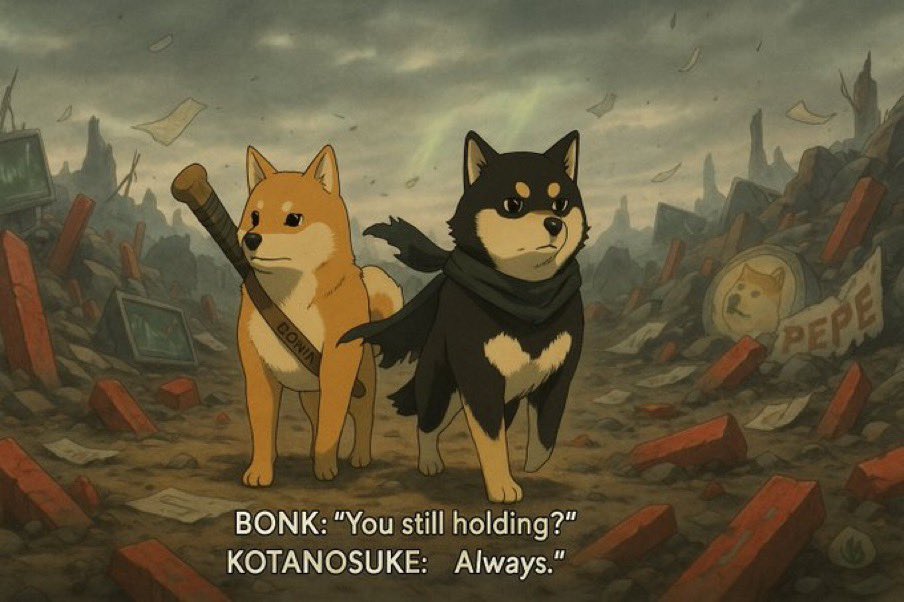 solmemed's tweet image. $bonk army, its time to level up your game with Kotanosuke. Paw patrol in command 🐶