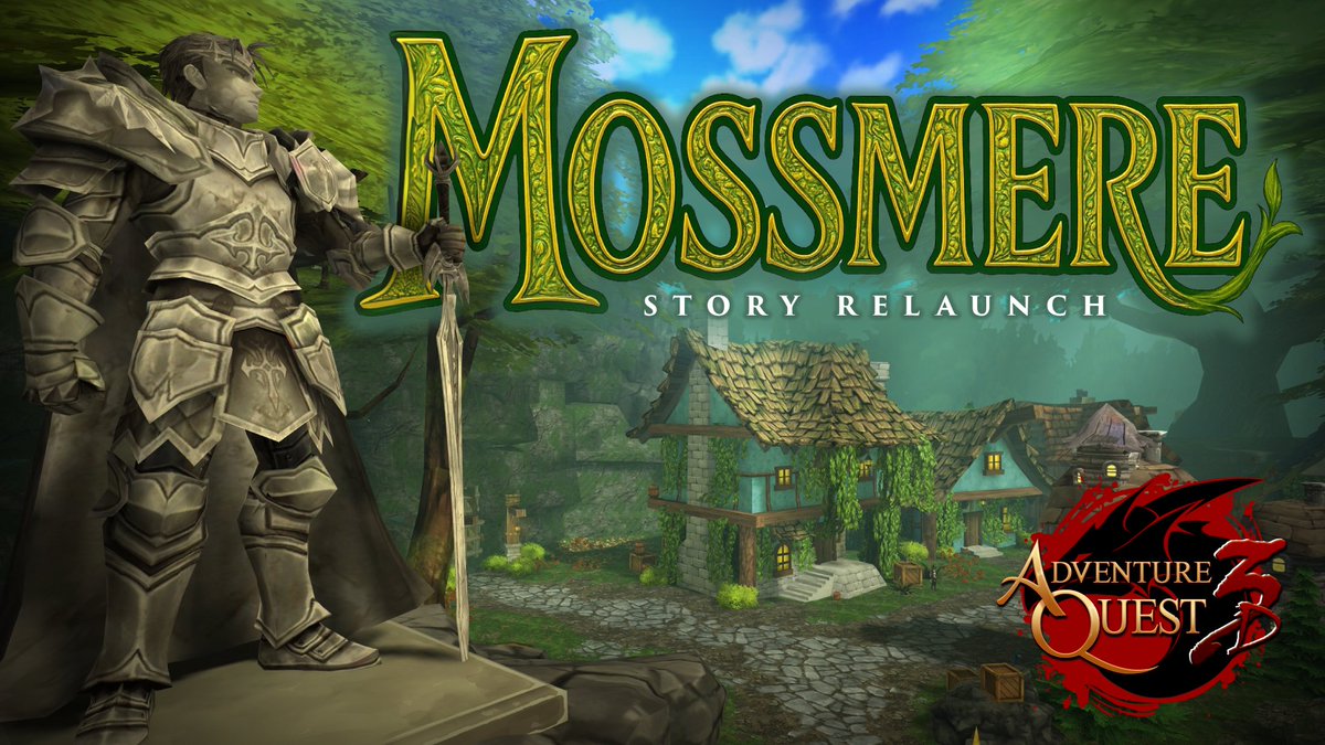 ArtixKrieger's tweet image. AQ3D&apos;s Mossmere Saga has begun, offering a full story reboot and brand new early game experience. Try it out and share your feedback with the team! Plus, earn the Platinum Axe of Destiny, free Horse Mounts, fight a new Lvl 50 boss, and more.
aq3d.com/news/mossmere-…
#aq3d
~Beleen