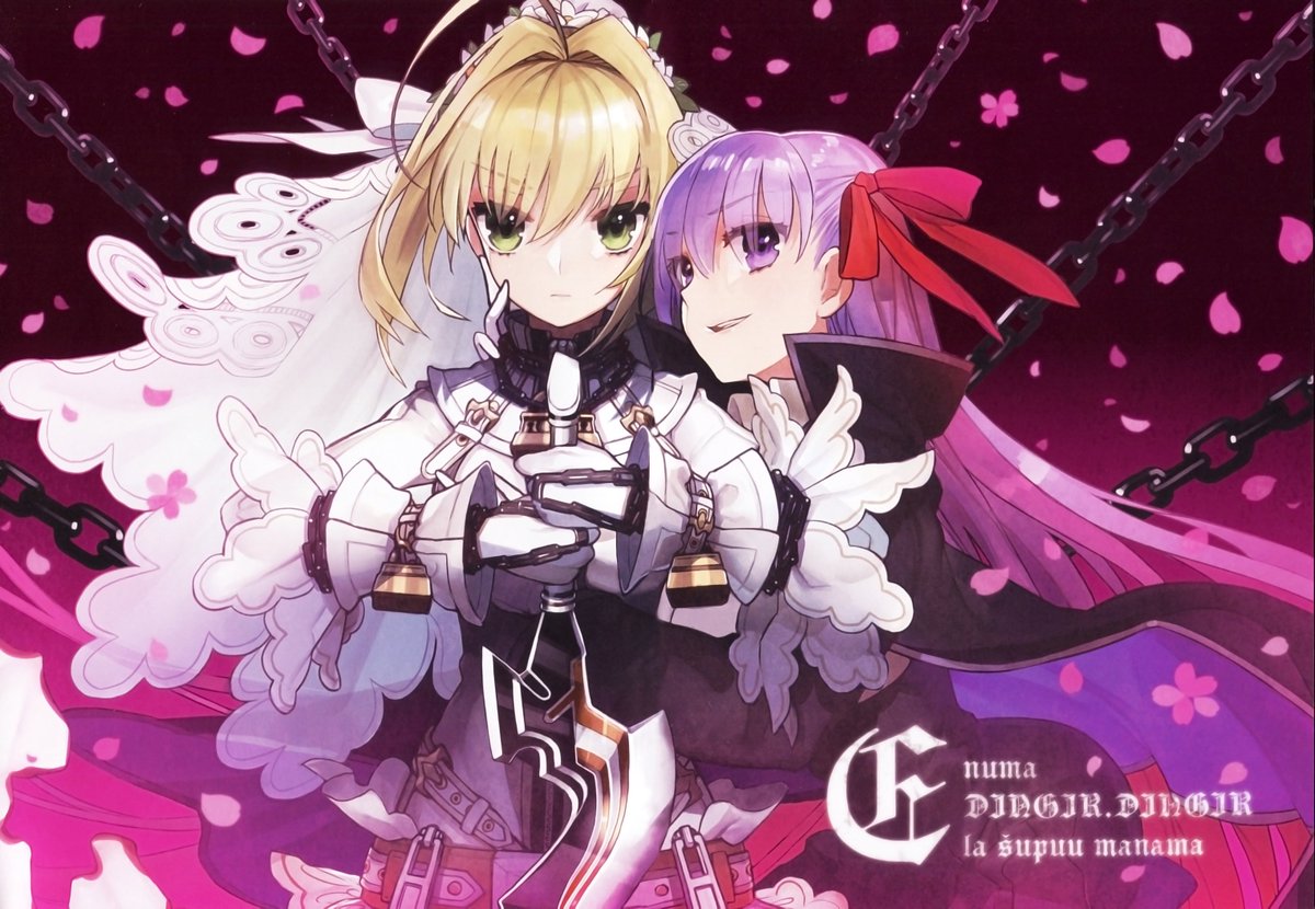 KaroshiMyriad's tweet image. Happy birthday to Wada Arco on July 28!

Along with being the main artist of Fate/Extra, she also designed numerous Servants. She also character designed VTuber Ouro Kronii and anime Lady Jewelpet, contributed guest illustrations to various series, and done numerous other things.