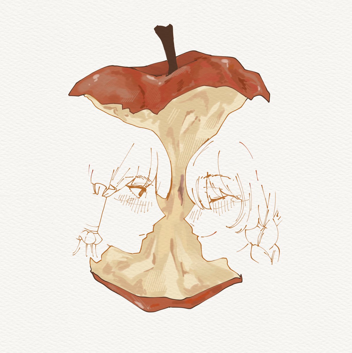pandelia__'s tweet image. guys my apple is going bad I think #東方Projectᅠᅠᅠᅠ
