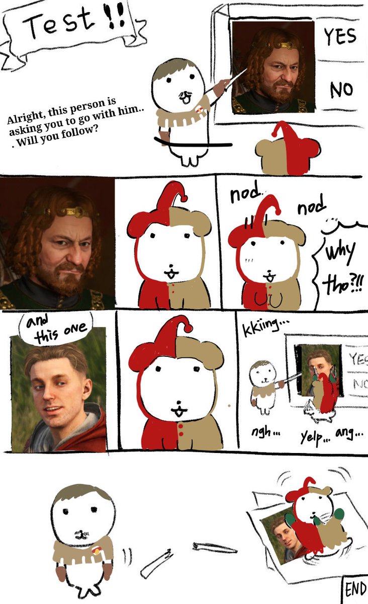 wnlrml88's tweet photo. #KingdomComeDeliverance2 #radzig 
#sigismundofluxembourg #hansry #henryofskalitz 
#kcd2 

Cute.... (eng) https://t.co/5XN2ccvr0Q