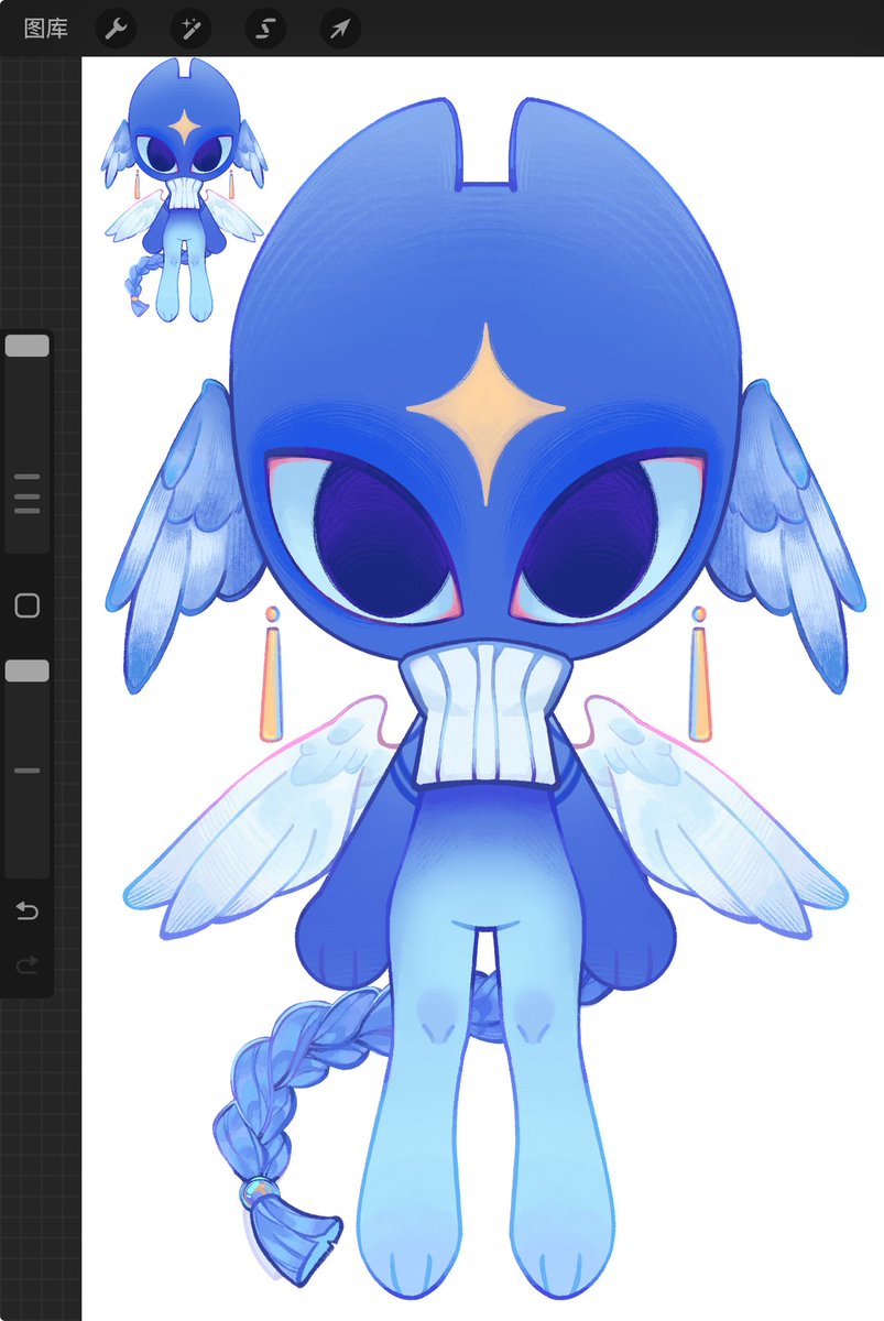 r1sa_kun's tweet image. MODEL FIN FOR @EebyDemon  ᕕ( ᐛ )ᕗ✨
#VtuberModel