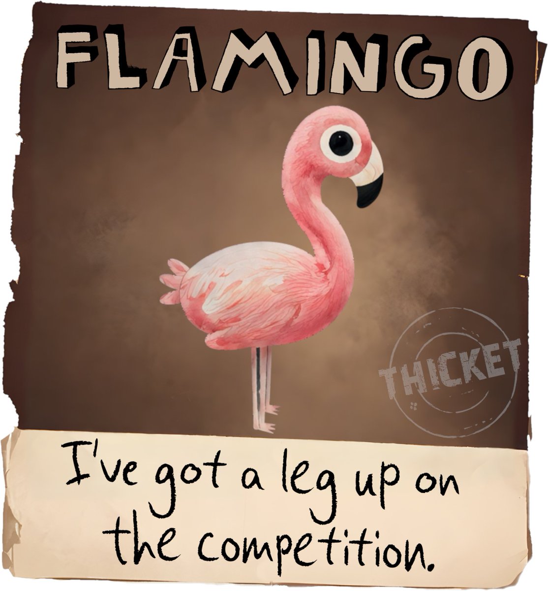 ThicketGames's tweet image. We've got a flamboyant companion for you in #Thicket this week! Recognizable by their signature colour - a result of the shrimp and algae they eat - it's the Flamingo Sprout! 🦩🦩
(Fun fact: a group of flamingos is indeed called a flamboyance)
#indiegame #cozygame #gaming