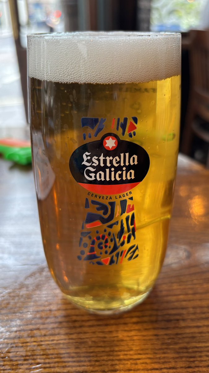 TheRealJamieKay's tweet image. Time for an Estrella. 

Cheers!