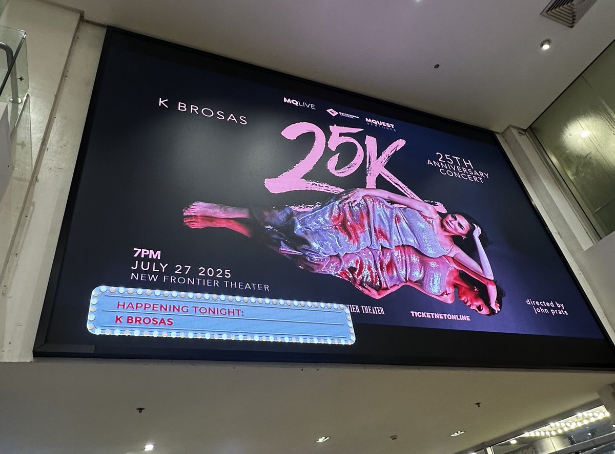 We can’t wait to see you perform in NFT, Ms. K Brosas! 
#NFT #KBrosas #NewFrontierTheater