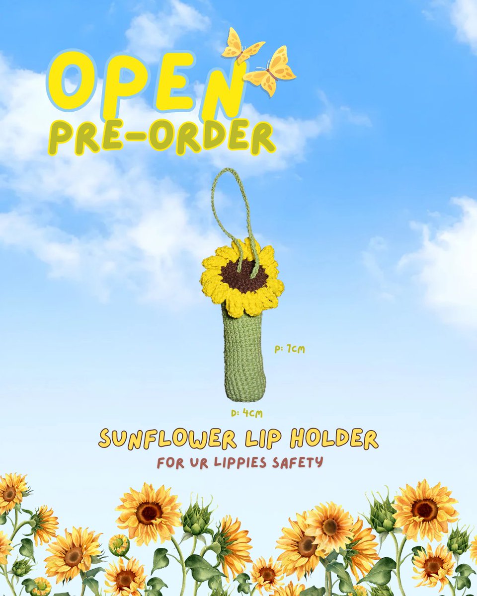 stuffsite's tweet image. sells interest check!
Hi, Cantikkk! aku mau buka PO lip holder for ur lippies safety nihh🥰 ada daisy dan sunflower 🌻 Cuma 20k aja, lippies aman sentosa xixixi
If you're interest drop @ below yaa thank youu☺️ (jinjicoasterr)