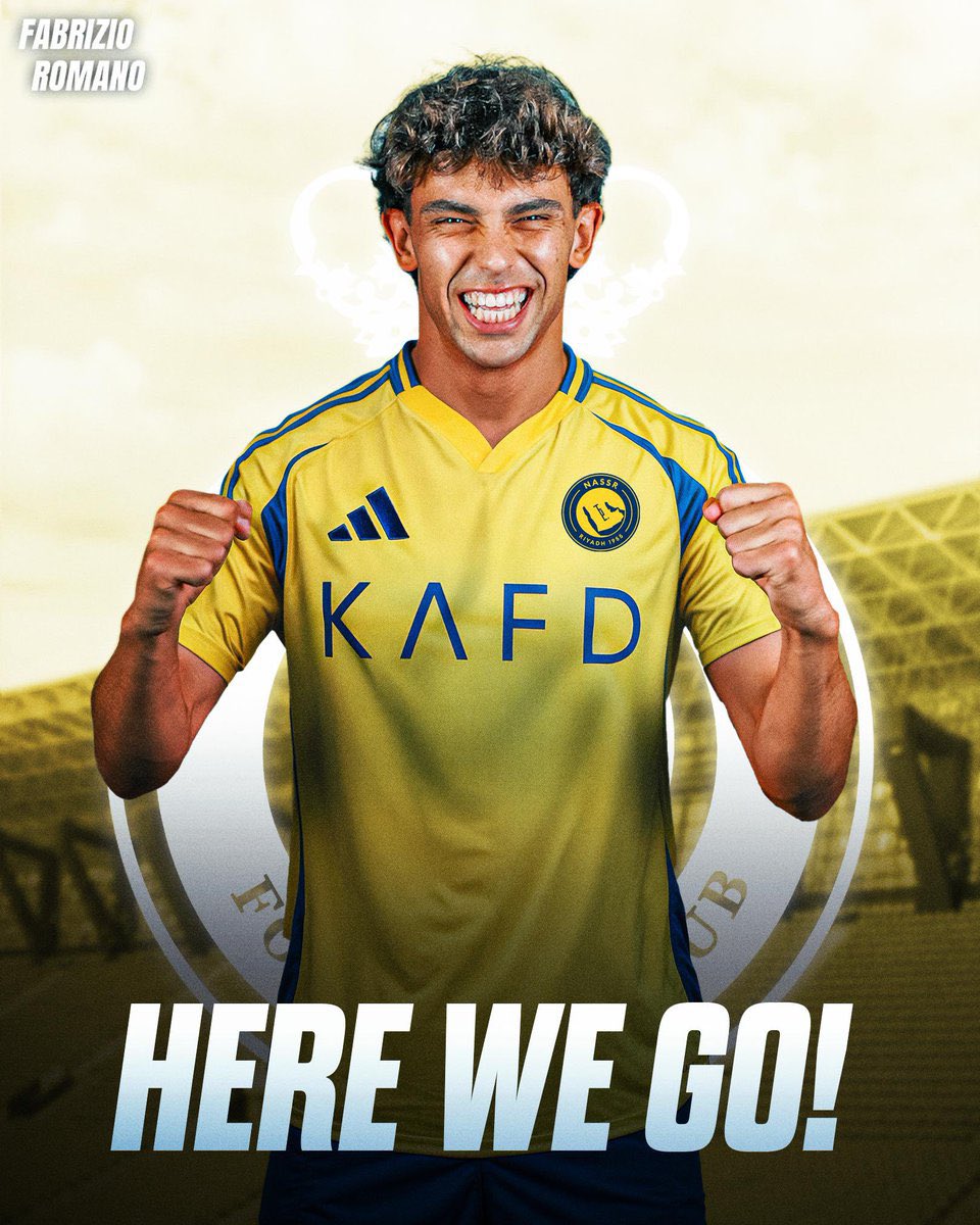 Chelsea_FR_'s tweet photo. 🚨 💣 BREAKING : JOAO FELIX A AL NASSR, HERE WE GO ! 💙👋 

Le montant du transfert est de 30M€ + bonus et un pourcentage sur une future revente.  

[@FabrizioRomano] #CFC https://t.co/T5UlpMvMgo