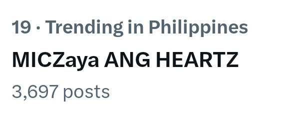 MicZ_AzMichael's tweet image. Tag Update

Still trending at Nineteen spot

MICZaya ANG HEARTZ
MICZaya ANG HEARTZ

@_AZMartinez @michaelsager_
