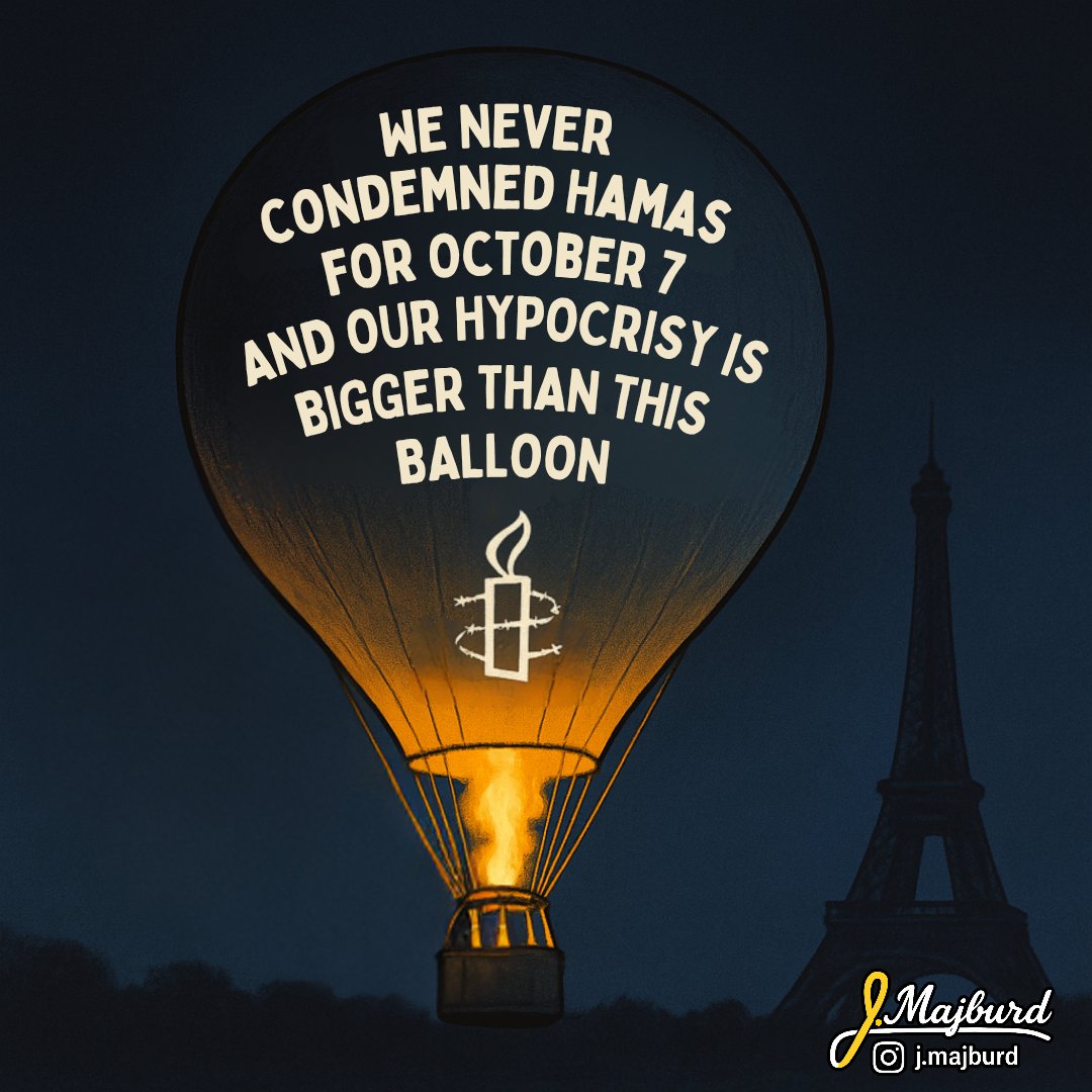 JonathanMajburd's tweet image. Amnesty’s balloon is full of… hypocrisy
instagram.com/p/DMm92kMIR19/…