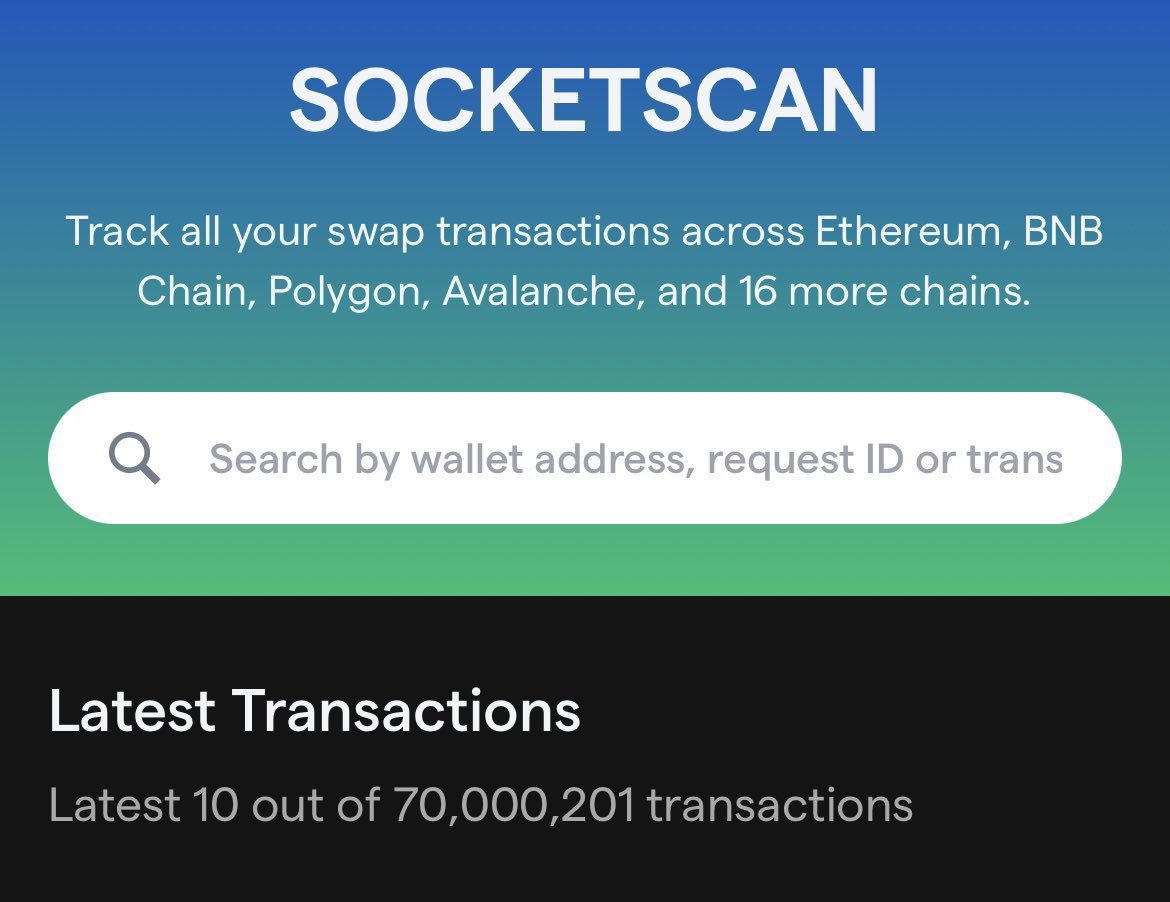 amosope2's tweet image. Building @SOCKETProtocol is about innovation focused on simplifying cross chain development, enhancing user experiences.
SOCKETProtocol :
β’ Transfer tokens from Ethereum to BNB instantly (No delay)
β’ Minimal gas fees
β’ Single wallet
β’ Fast and straightforward
β’ Supportsβ¦