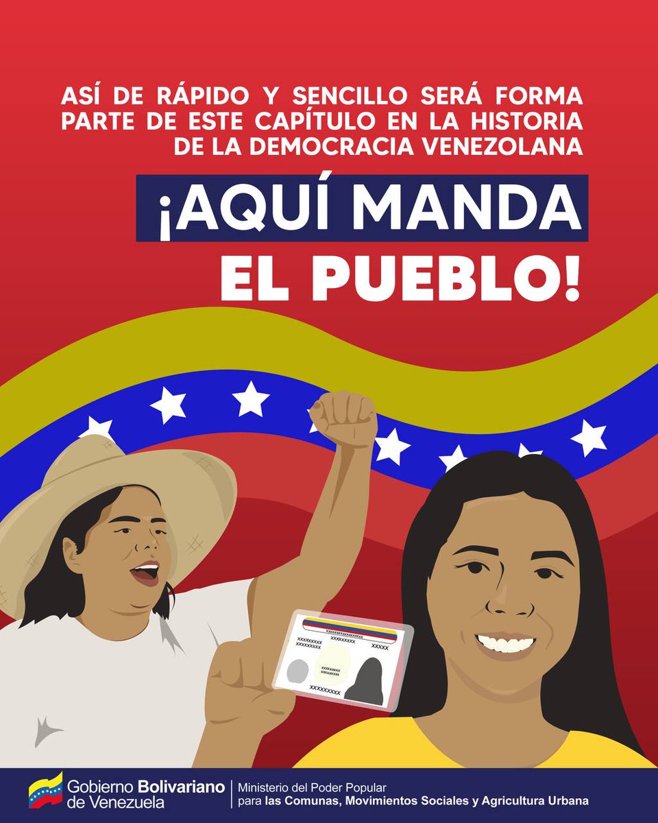 Ministerio del Poder Popular para las Comunas tweet media