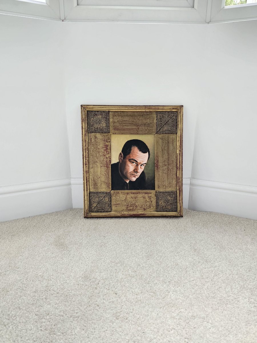 Last_Minute_Lou's tweet image. @TheRealJackDee 

I'm trying to find the artist who painted this. T'internet do your thing please! #ScottWood #2001 #Painting #JackDee #LauraCraneTrust #ProjectYouthCancer