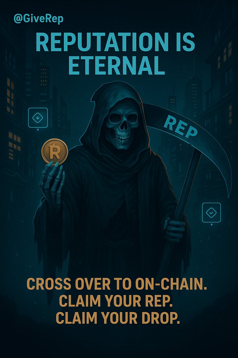 18isarar's tweet photo. ⚔️ Slice through the noise.
🧠 Earn respect.
📦 Claim your drop.

Honor is no longer a myth — it’s on-chain.

#DeFi #Web3 #Reputation #Airdrop @GiveRep https://t.co/G1XQkrnefM