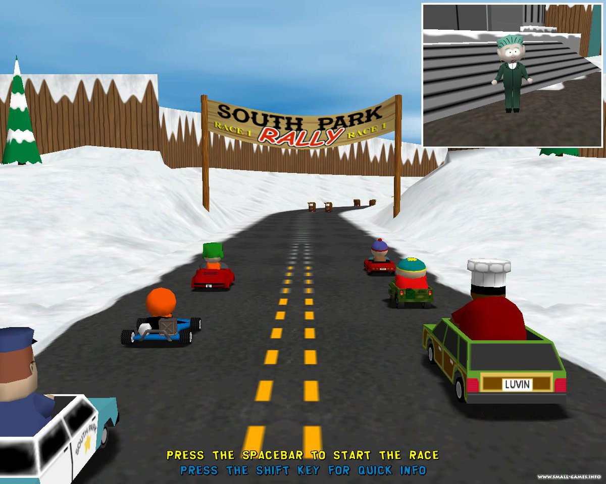 VJ_Efemerides's tweet image. Tal dia com avui de 2000 ens arribava &quot;South Park Rally&quot; per &quot;Dreamcast&quot; de #Sega 🕹🎮. #SouthParkRally #SouthPark #Dreamcast #Curses #Videojocs #Gaming #VideoGames #RetroGaming #ClassicGaming #RetroGames #VideojocsAntics