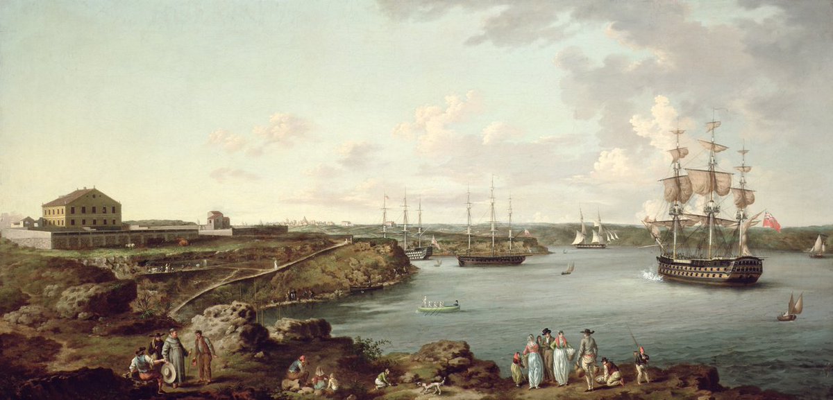DockYardWall's tweet image. Ships of the Royal Navy at Port Mahon.
©️Anton Schantz