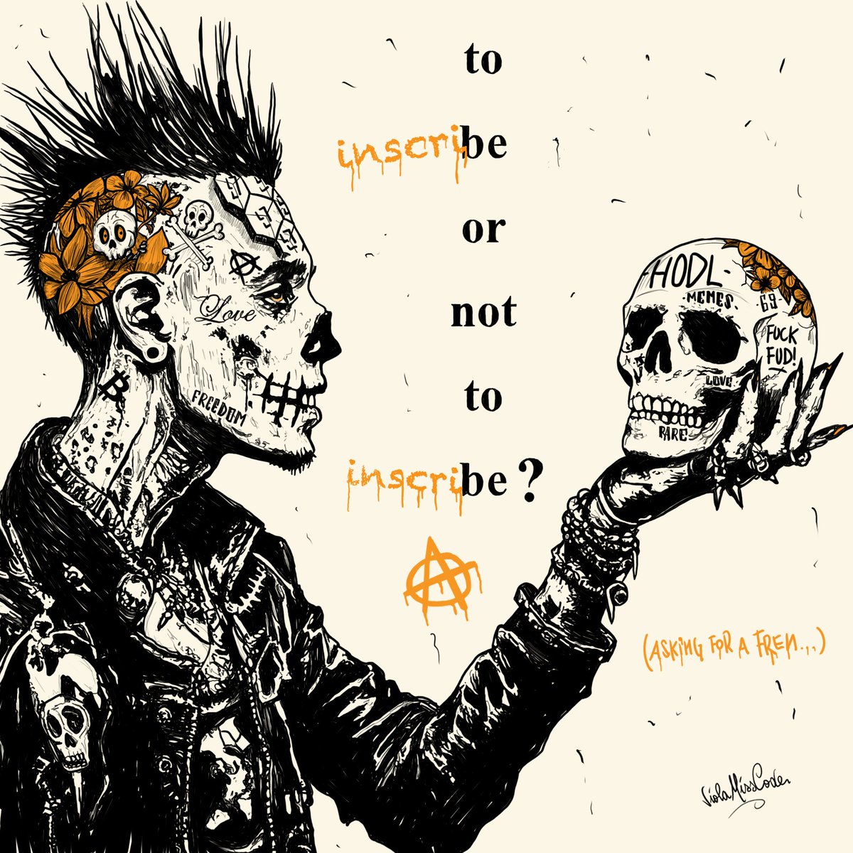 ViolaMissCode's tweet image. Prints/editions are excellent collectibles, but they don't compare to the fully on-chain originals.
Here's the collection of the Originals for prints/editions:
magiceden.io/ordinals/marke…
Only 6 of 28 are still available for primary sale OTC. Write to me if you're interested 🧡🫡