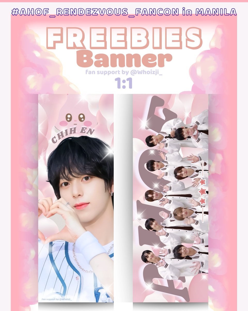 AHOF fancon in Manila freebie🌟 

fan support for AHOF Chih En
by <a href="/whoizji_/">ji ★</a> 

-ˏˋ⋆ ahof hand banner ⋆ˊˎ-

⤷ mbf, like, &amp; rt (show proof on d-day)
⤷ open for trades!
⤷ We still need donations in order for us to achieve 1000pcs, kindly DM me!  

see yaa! #AHOF #Rendezvous