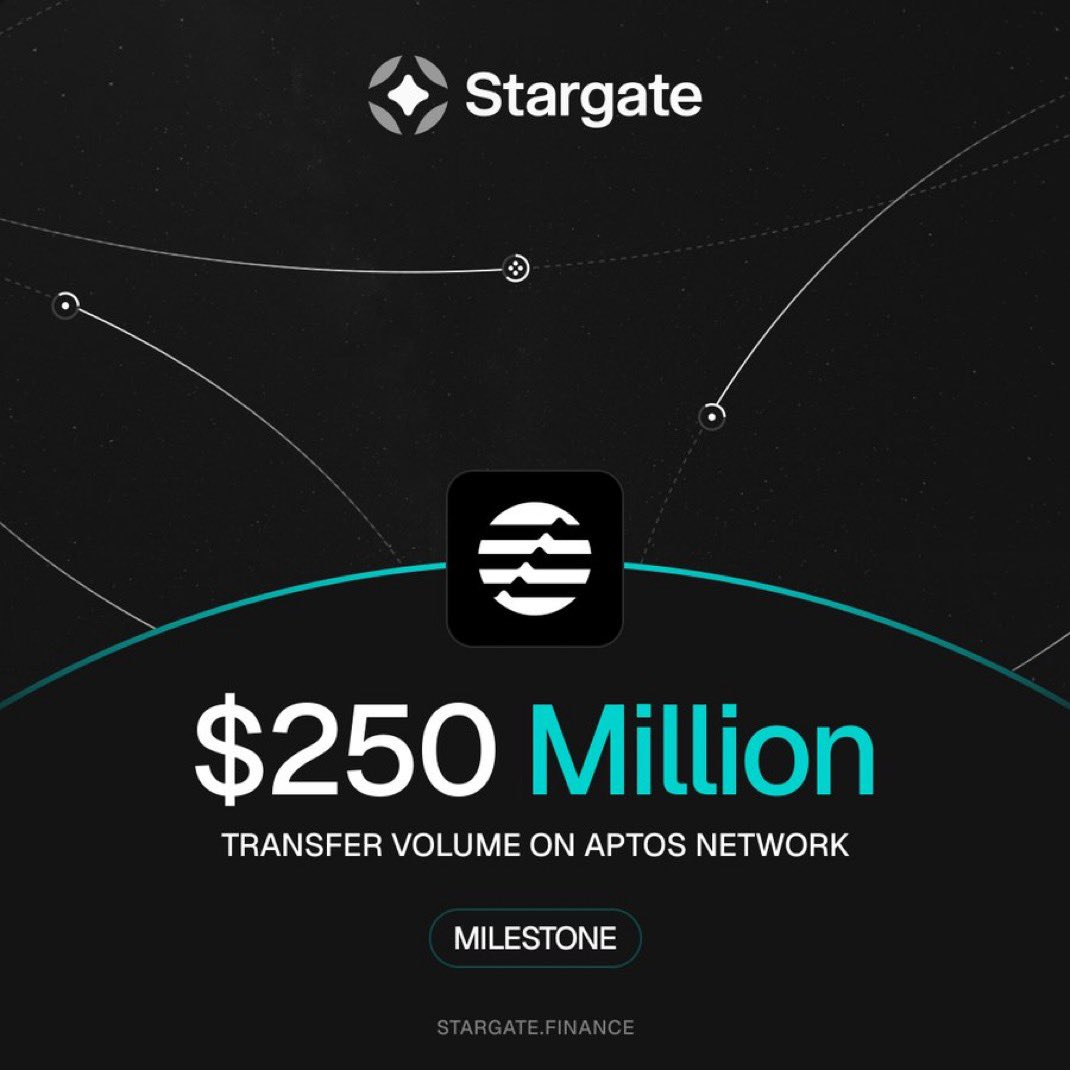 Jimmyyweb3's tweet image. 250M bridged.
Wrapped BTC now live.
All through Stargate Finance.
I don’t care what chain you came from, you get to Aptos through Stargate or what.
And once you’re here, you’ll understand why I never left.