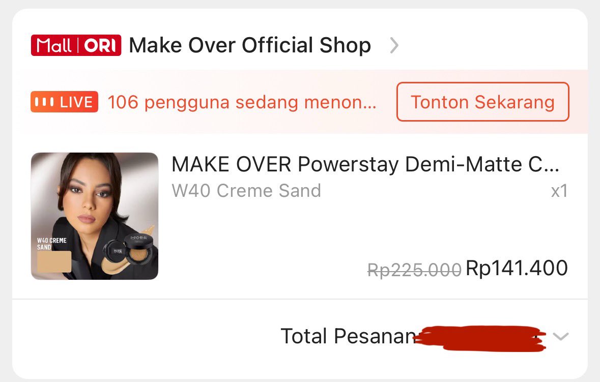 decoraitive's tweet photo. wts cushion make over powerstay shade w40 creme sand harga asli aja ubah alamat oyen 141k https://t.co/46gwj7n4hN
