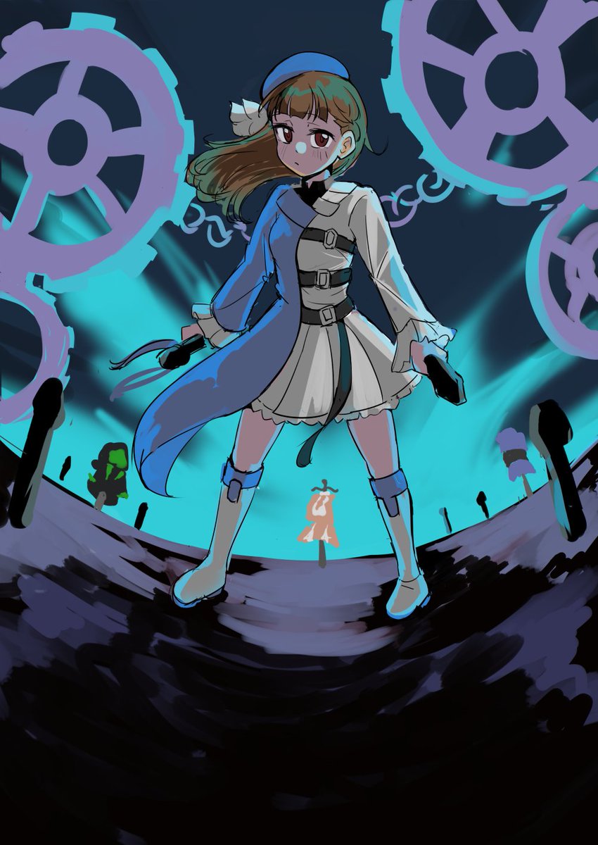 mashiro032's tweet image. リンクラ105期 第4話の落書きです