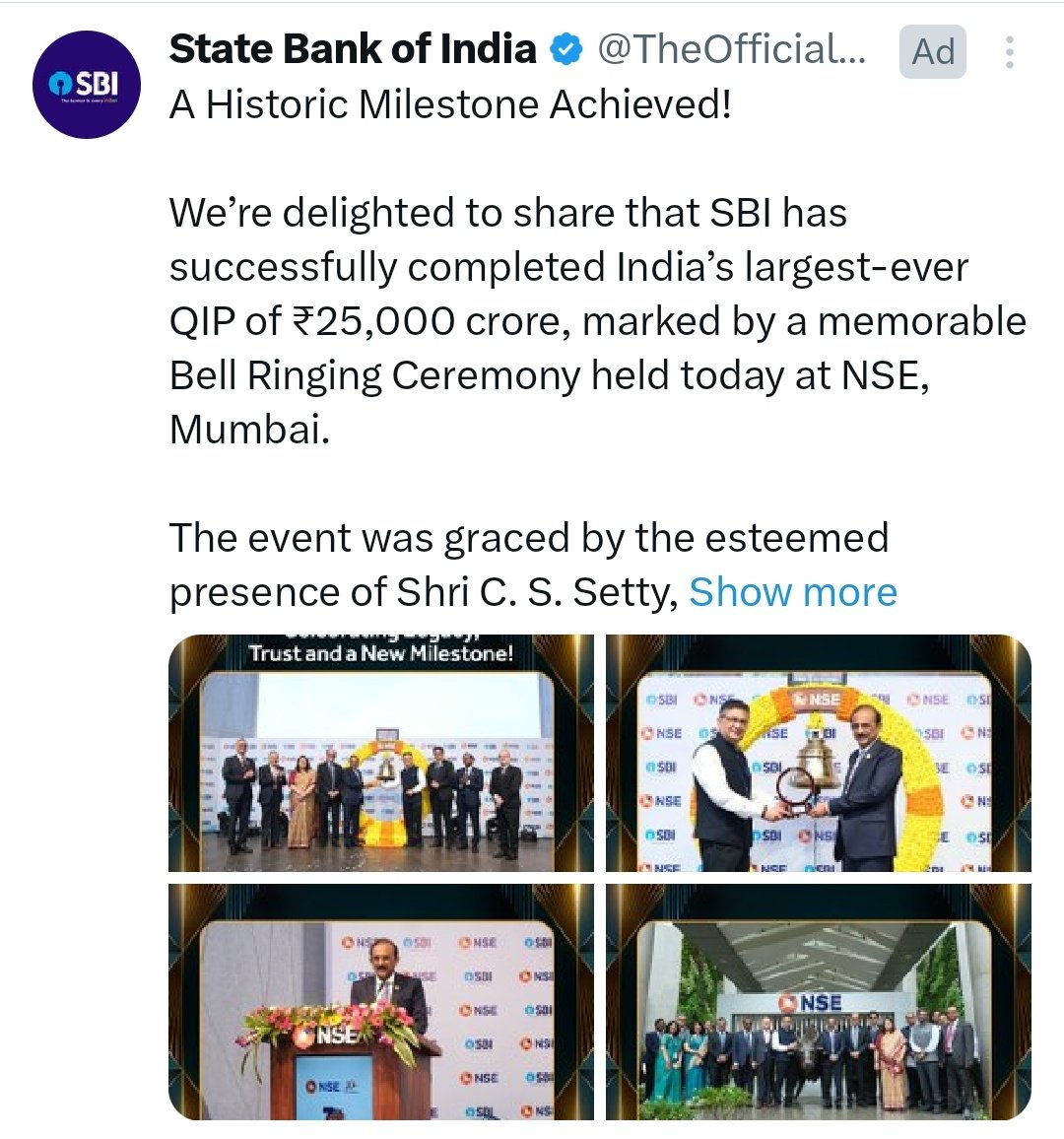 BABULKU74795114's tweet image. पिछले कुछ दिनों से मेरे TL पर ये SBI का ad बार बार क्यों आ रहा है..?
हर दो, तीन पोस्ट के बाद SBI ही दिखता है