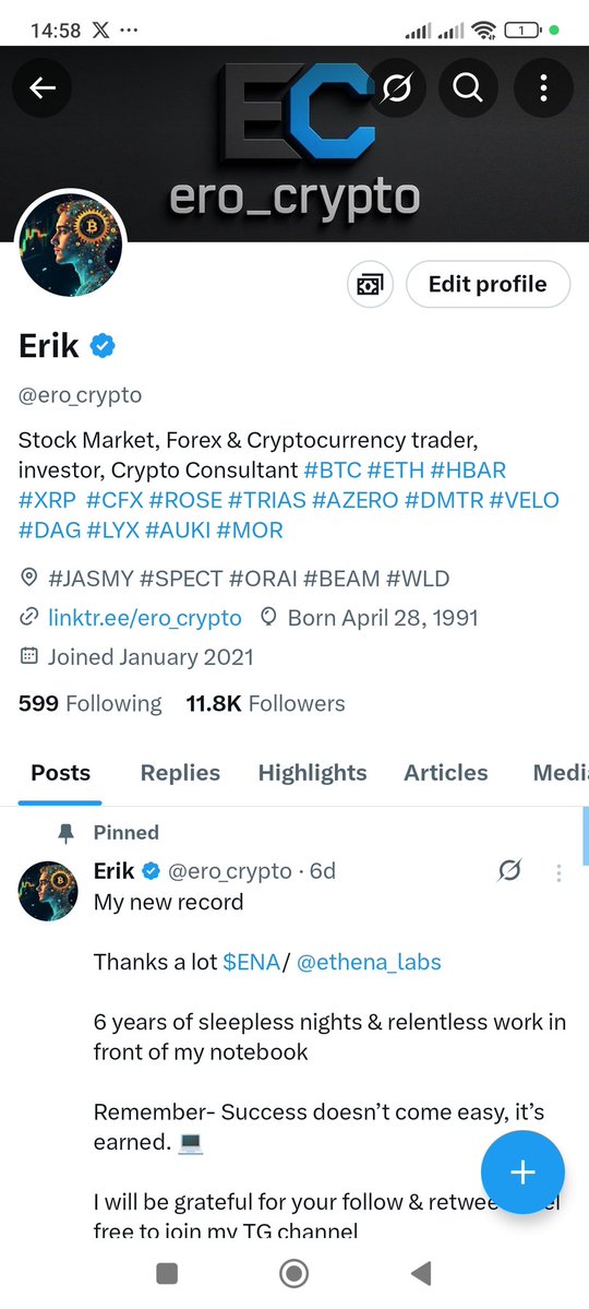 ero_crypto's tweet image. Fam, we’re so close to 12K followers here on X, just a little push and we’re there! 💪🔥
Think how any of you can be helpful.
Your support means the world to me. Every like, retweet, and comment brings us one step closer. 💙
To celebrate this milestone, I’ll be organizing…