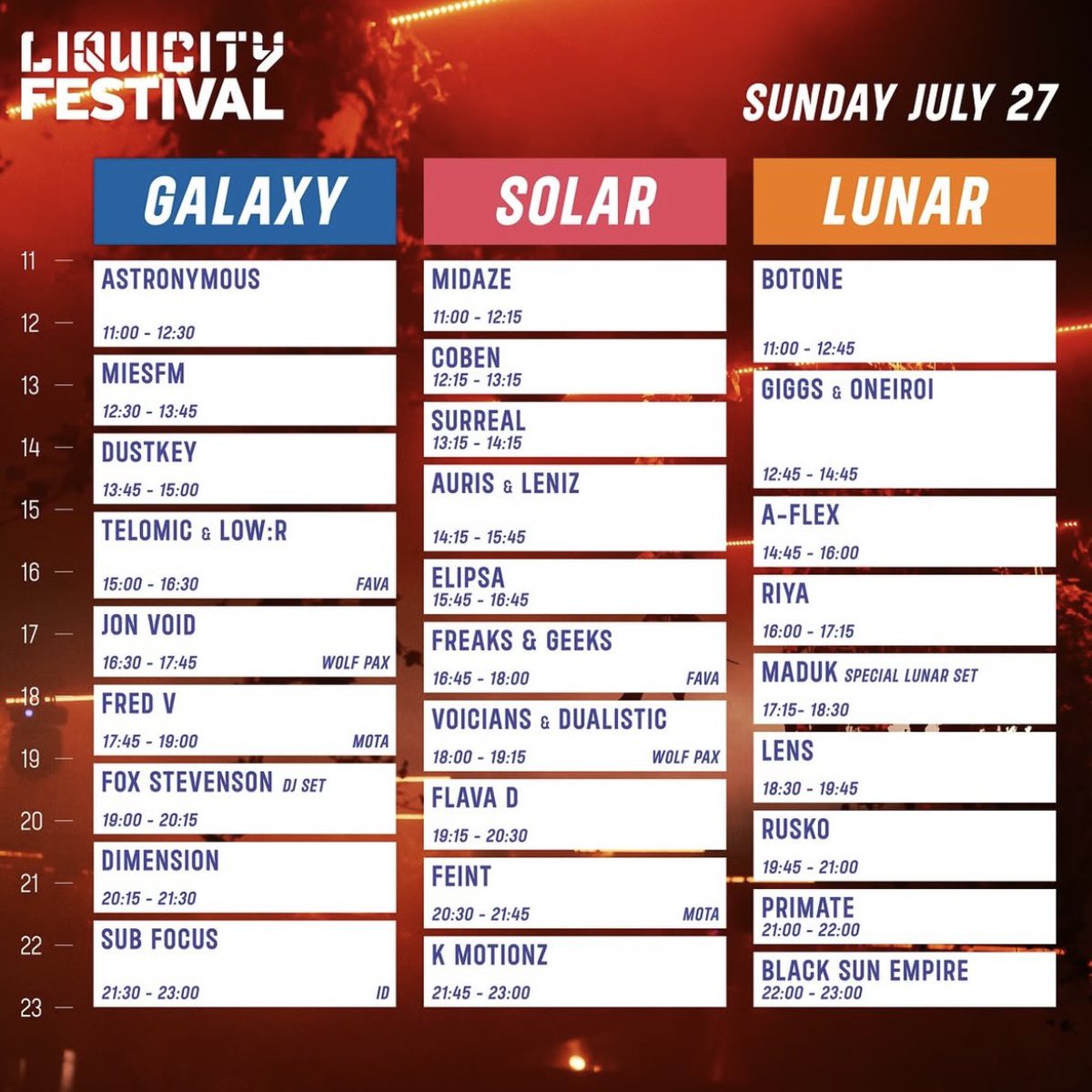 本日はこちら
Liquicity Fes 最終日