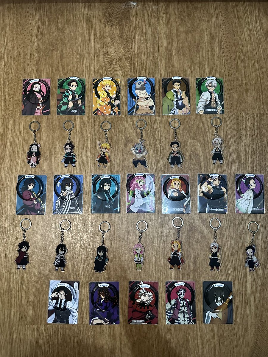 Thank you all, akhirnya lengkap sudah koleksi Demon Slayer x Family Mart nya🙏

Note: kurang 2 cup demon aja