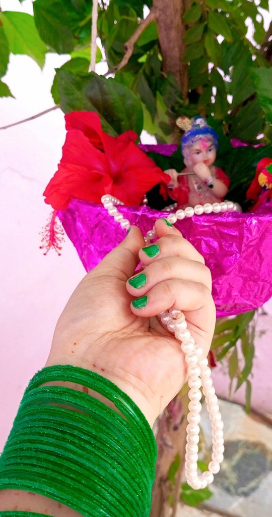 __S_h_r_e_e__'s tweet image. झूला झूलें बनवारी... 💚🤗🌿