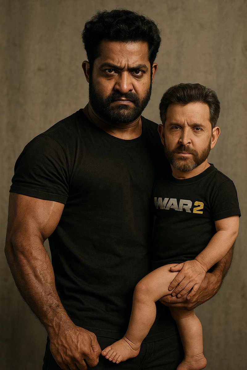 V_for___'s tweet image. This Telugu vs Hindi fight is useless. Any #JrNTR fan who understands Hindi will prefer watching #War2 in its original language.
Even the few tickets Hrithik is getting in Hindi are largely because of JrNTR, who is carrying the franchise on his own.