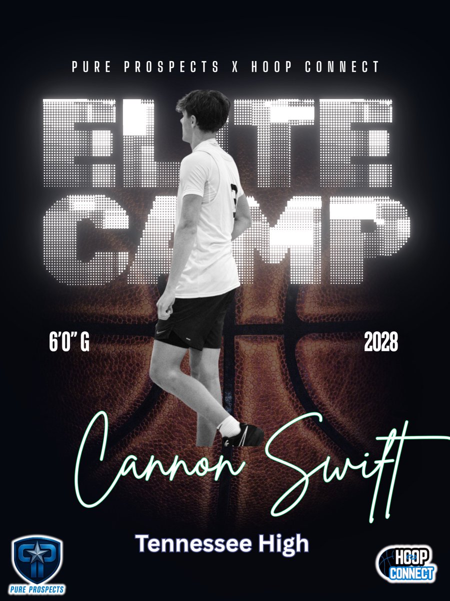 🔒 Cannon Swift <a href="/Cannon_Swiftt/">Cannon Swift</a>  is officially locked in for the Pure Prospects X Hoop Connect Elite Camp!

📍 Madisonville, KY
📅 August 9th, 2025
🏟️ Kentucky Sports Factory

2028 6’0” G Cannon Swift <a href="/Cannon_Swiftt/">Cannon Swift</a> 
Tennessee High School (TN)
Ranked #49 in Tennessee by Prep Hoops