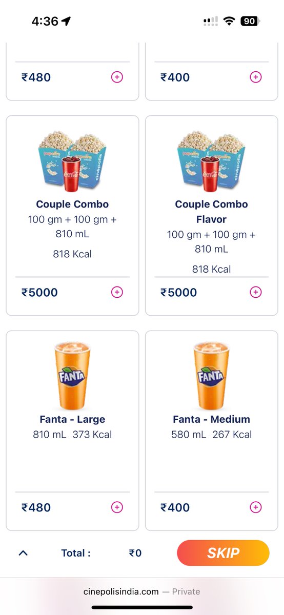 arjunv87's tweet photo. @Cinepolis @IndiaCinepolis is this the most costliest popcorn and coke in the country @jagograhakjago @PicturesPVR  #PVRINOX @_PVRCinemas https://t.co/ZfXPOzpXjg