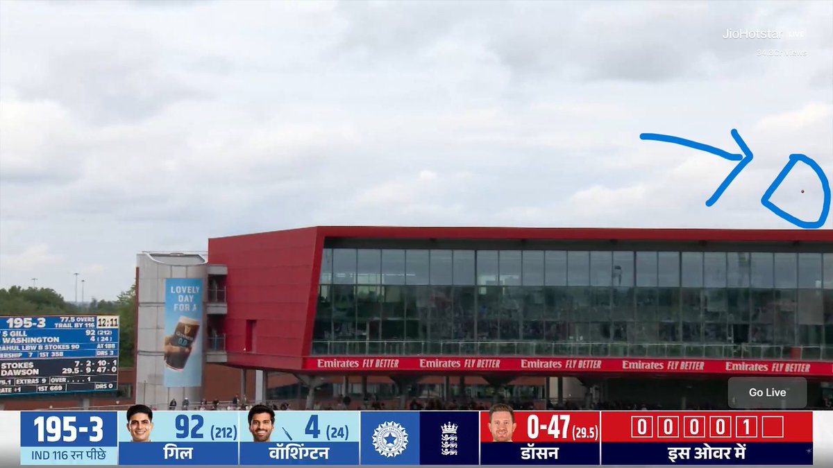 49_all_out's tweet image. Cameramen in England are the only bad thing in ECB
-Sundar hit the ball towards long on, and the cameraman pointed towards mid on while the commentators cheering for six 🤣🤣