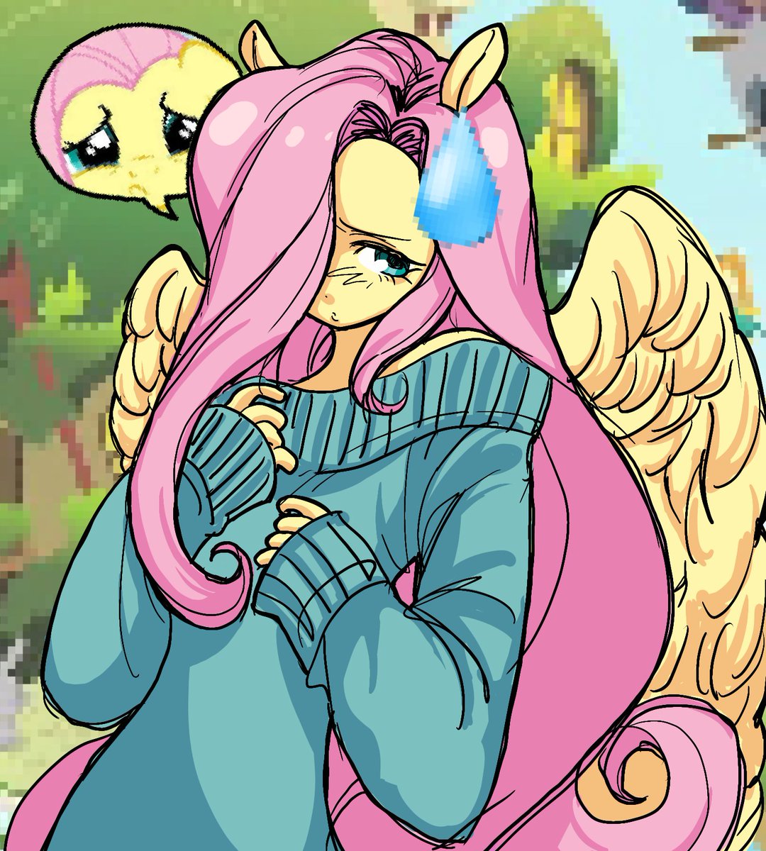 raritmiu's tweet image. #mlp love fluttershy:3