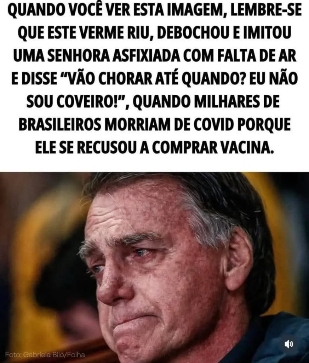 <a href="/NP__Oficial/">Notícias Paralelas</a> O choro de quem é ruim, não me comove.