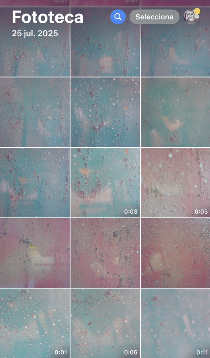 De la meva galeria en brota aigua🩵