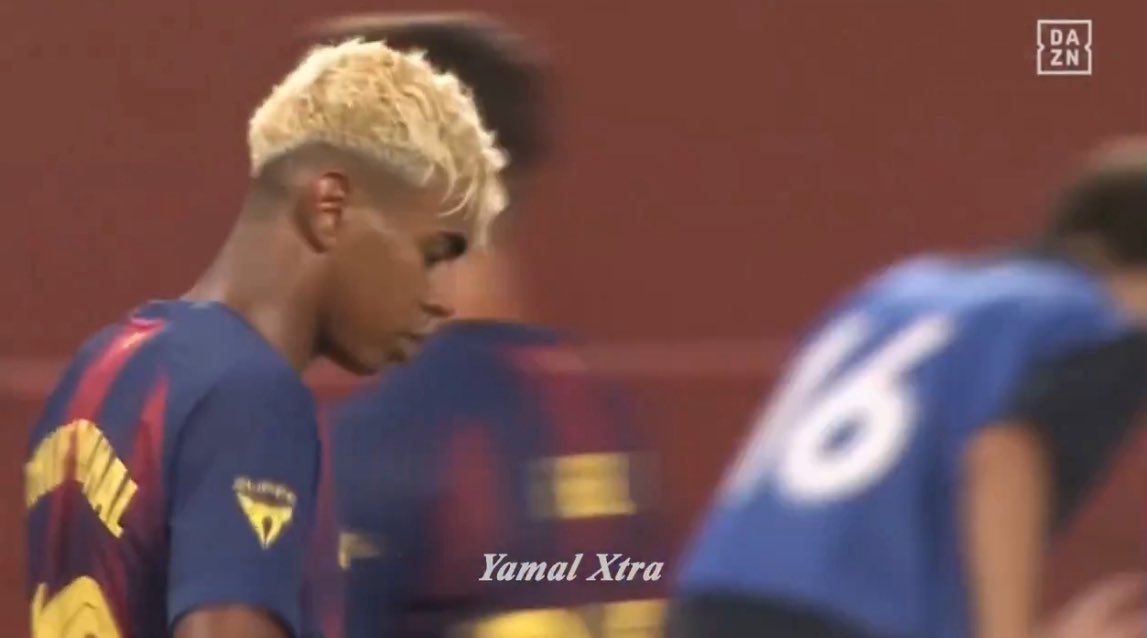 EOW44's tweet image. Lamine Yamal est sorti après une prestation décevante face à Vissel Kobe, une équipe japonaise. #LamineYamal #VisselkobeBarca