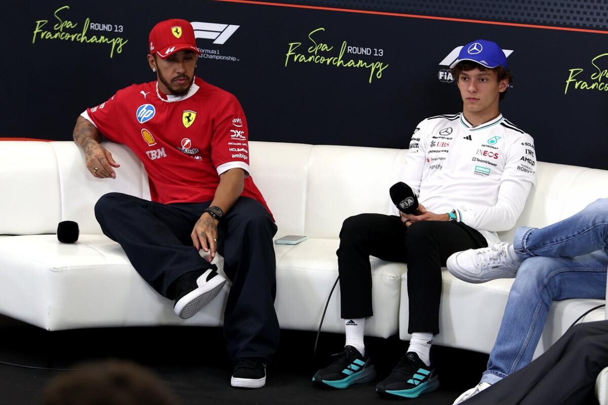 lequipe's tweet image. Hamilton, Antonelli et Alonso prendront le départ du Grand Prix de Belgique depuis la voie des stands
➡️ l.lequipe.fr/zk0