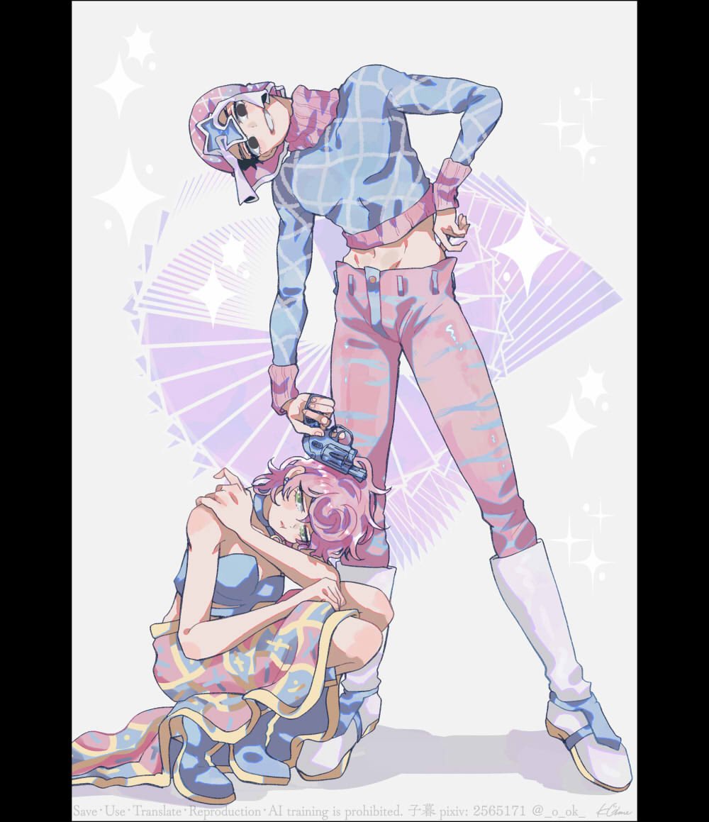 _o_ok_'s tweet image. ミスタとトリッシュ
