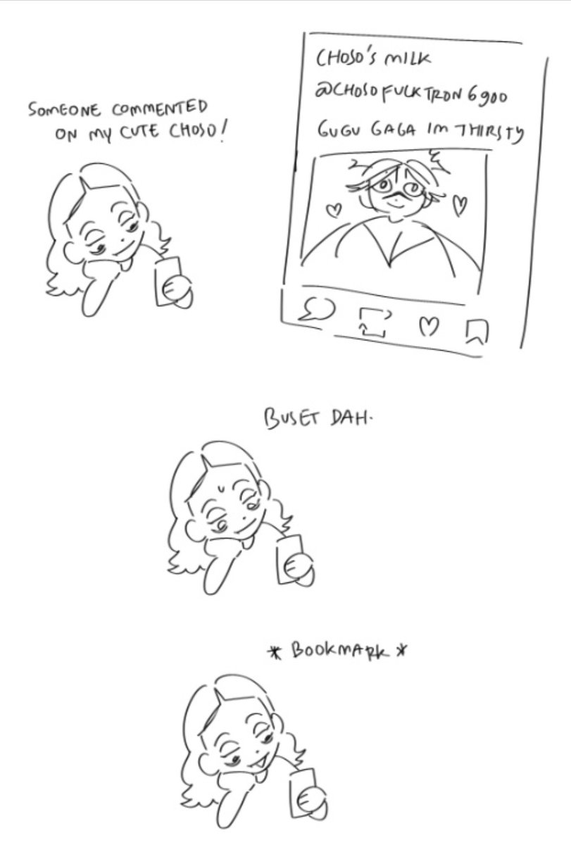 muitsuyu's tweet image. *delete later
I found some old sketches and doodles..
(The last one is me and choso taking the MRT)